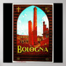Suche nach bologna poster Vintag