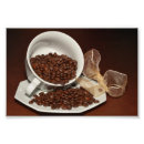 Suche nach kaffeebohnen kunst poster Kaffeeliebhaber