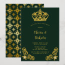 Suche nach goldene krone einladungen Königlich