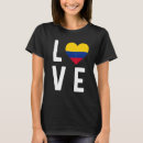 Suche nach kolumbianischer stolz tshirts Liebe