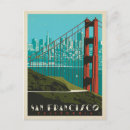 Suche nach san francisco skyline postkarten Goldene gartbrücke