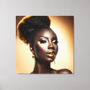 Suche nach schwarze frau poster Leinwand