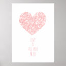 Suche nach herzform poster Rosa