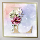 Suche nach monogramm l poster Rose