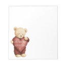 Suche nach teddybär notizblock Rot