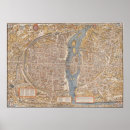 Suche nach vintage karte von paris poster City