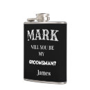 Suche nach ich weiß flachmänner Groomsman