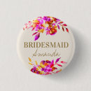 Suche nach orange hochzeit buttons Bridesmaid