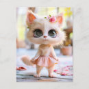 Suche nach rosa kleid postkarten Katze