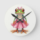Suche nach niedlicher frosch wanduhren Tier