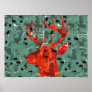 Suche nach elch silhouette poster Hirsche