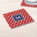 Suche nach quatrefoil untersetzer Monogramm