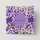 Suche nach lavendel blumen buttons Personalisiert