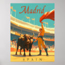 Suche nach madrid spanien poster Jahrgangsreise