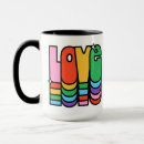 Suche nach liebe in den regenbogenfarben tassen Lgbtq
