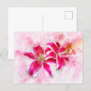 Suche nach rote lilien postkarten Aquarell