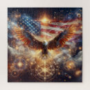 Suche nach amerikanischer adler puzzle Rot weiß und blau