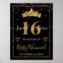 Suche nach gold glitter poster Schwarz