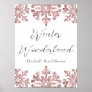 Suche nach schneeflocken poster Rosa
