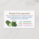 Suche nach gurke visitenkarten Nahrung