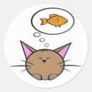 Suche nach katze und fische aufkleber Haustier