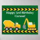 Suche nach kindergeburtstag poster Bagger