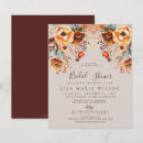 Suche nach fall bridal shower einladungen Boho