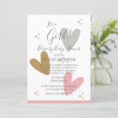 Suche nach herz babydusche einladungen Rosa