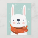 Suche nach niedliches kaninchen postkarten Schnee
