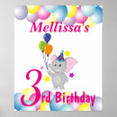 Suche nach elefant mit ballon poster Darstellung