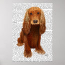 Suche nach cocker spaniel poster Zeitgenössisch