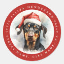 Suche nach dobermann aufkleber Weihnachten