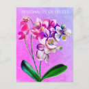 Suche nach lila der orchidee postkarten Rosa