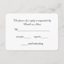 Suche nach hochzeit rsvp karten Reaktion