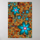 Suche nach mosaik blumen poster Muster