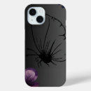 Suche nach schwarzer hintergrund iphone 15 hüllen Blume