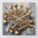 Suche nach musikinstrumente wanduhren Trompete