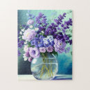 Suche nach violette blumen puzzle Bunt