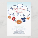 Suche nach football shower baby einladungen Niedlich