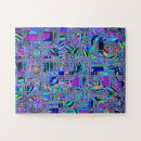 Suche nach geometrisches muster puzzle Lila