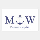 Suche nach nautische hochzeit aufkleber Monogramm
