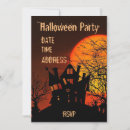 Suche nach spuk haus halloween einladungen Schwarz und orange
