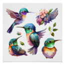 Suche nach niedliche vögel poster Aquarell