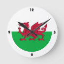 Suche nach wales wanduhren Flagge