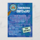 Suche nach agent secret einladungen Kinder