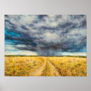 Suche nach regenwolken poster Landschaft