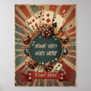 Suche nach glücksspiel poster Vintag