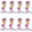 Suche nach lila kronen aufkleber Babyparty