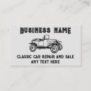 Suche nach vintage autos visitenkarten Automobil