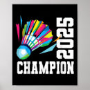 Suche nach meisterschaften poster Badmintonliebhaber